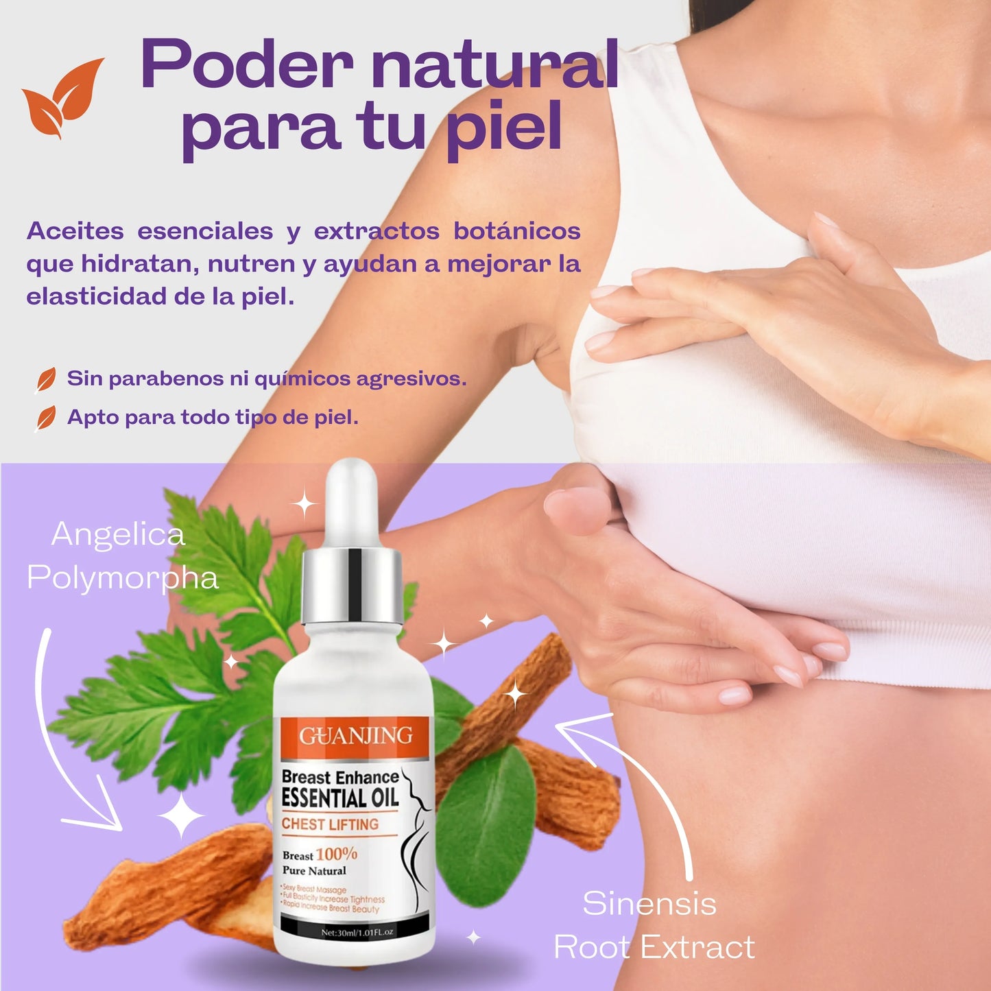 Aceite reafirmante Big Boobs – Firmeza y Belleza