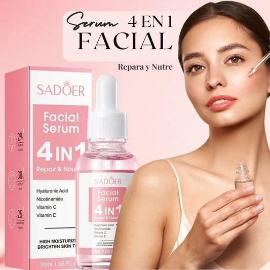 SERUM RADIANTE 4 EN 1 - SADOER: REPARA Y NUTRE