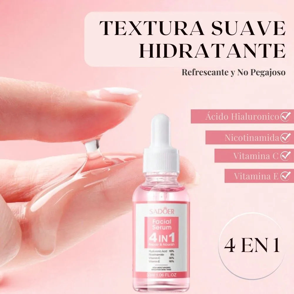 SERUM RADIANTE 4 EN 1 - SADOER: REPARA Y NUTRE