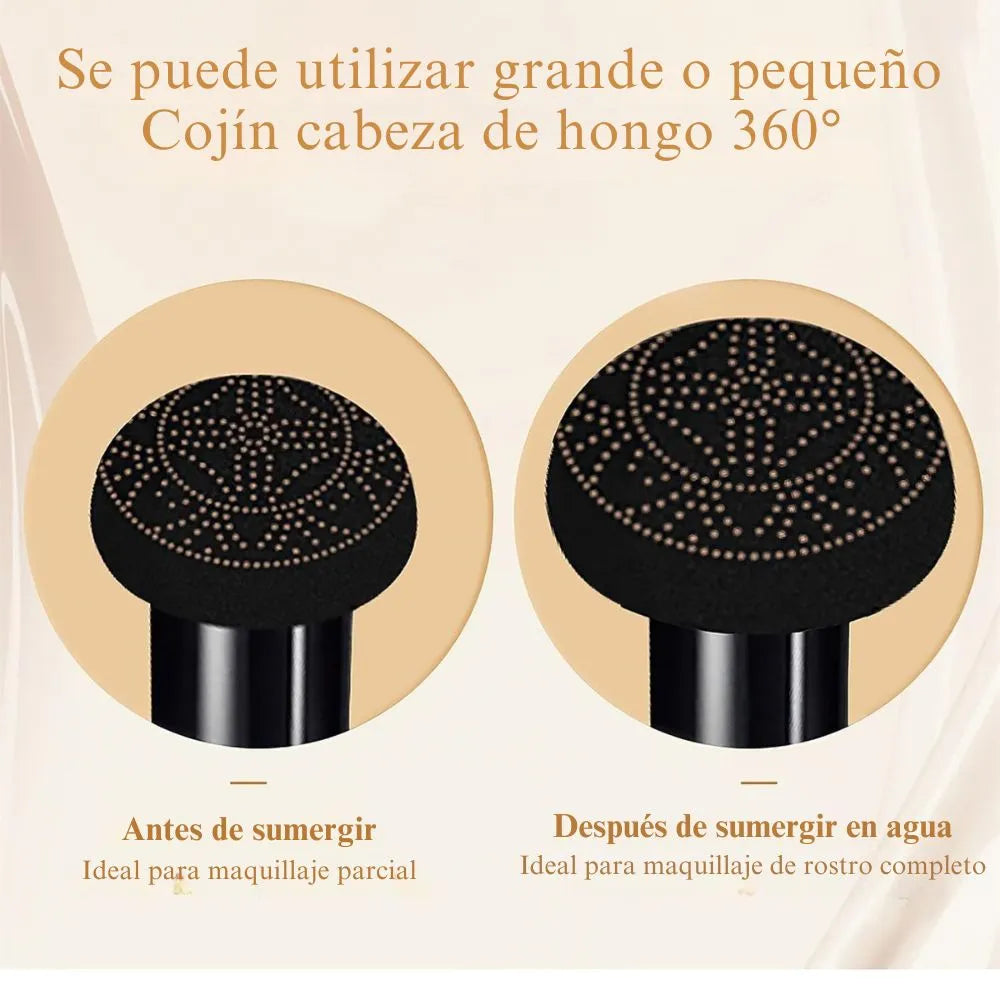 BASE MOISTURE CUSHION: Piel Perfecta al Instante