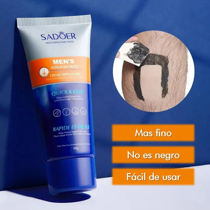 Depilación Sin Dolor y Piel Suave al Instante para el Hombre Activo y Moderno