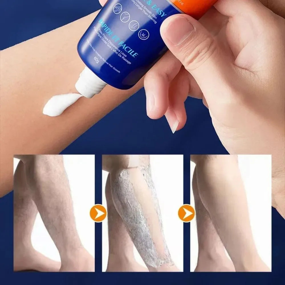 Depilación Sin Dolor y Piel Suave al Instante para el Hombre Activo y Moderno