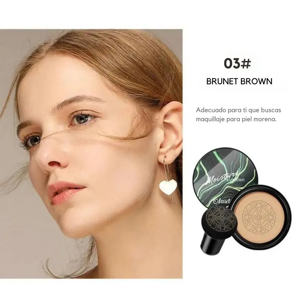 BASE MOISTURE CUSHION: Piel Perfecta al Instante